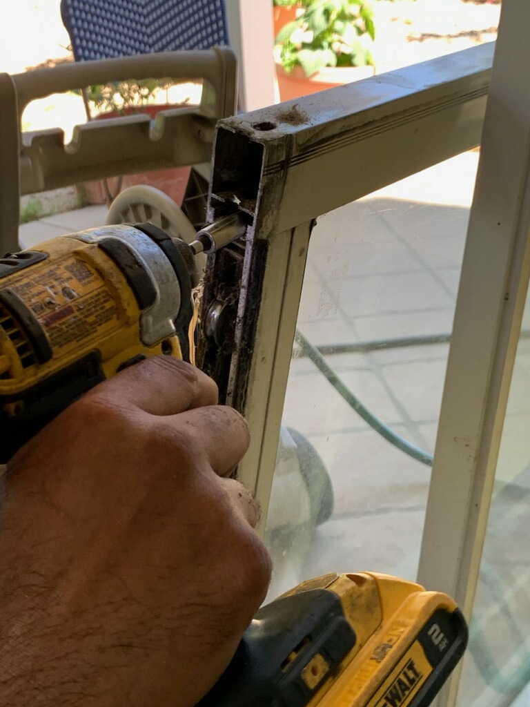 sliding door roller replacement