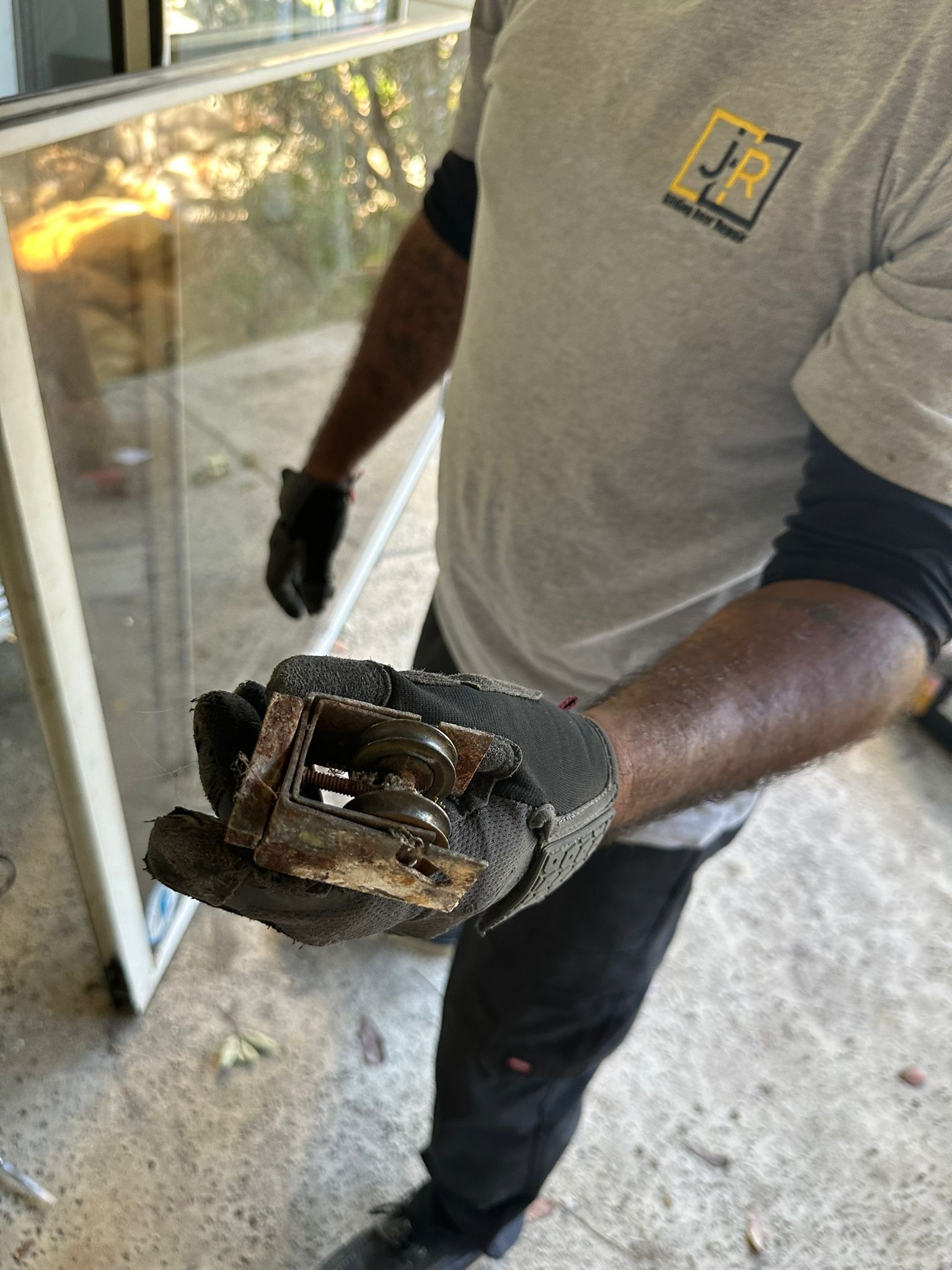 Over Sized Sliding Door Repair